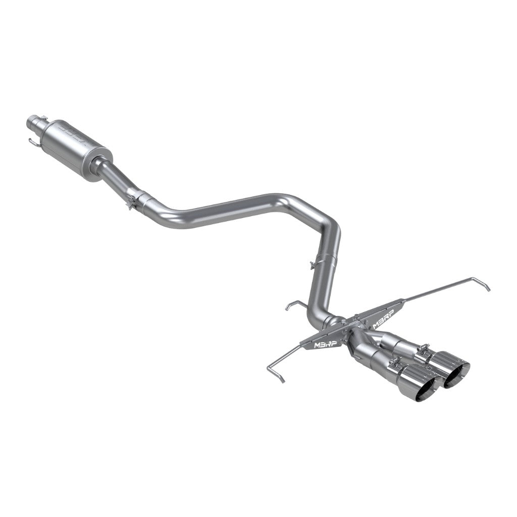 MBRP S4705AL Cat-Back 3" Armor Lite (Aluminized Steel / Dual) for HYUNDAI Velsoter 1.6L Turbo 2019-2021 Photo-0 