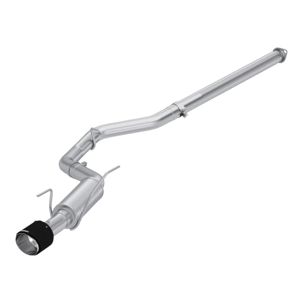 MBRP S48093CF Cat-Back 3" Armor Pro (T304 Stainless Steel / Single with Carbon Tip) for SUBARU WRX (VB) 2022- Photo-0 