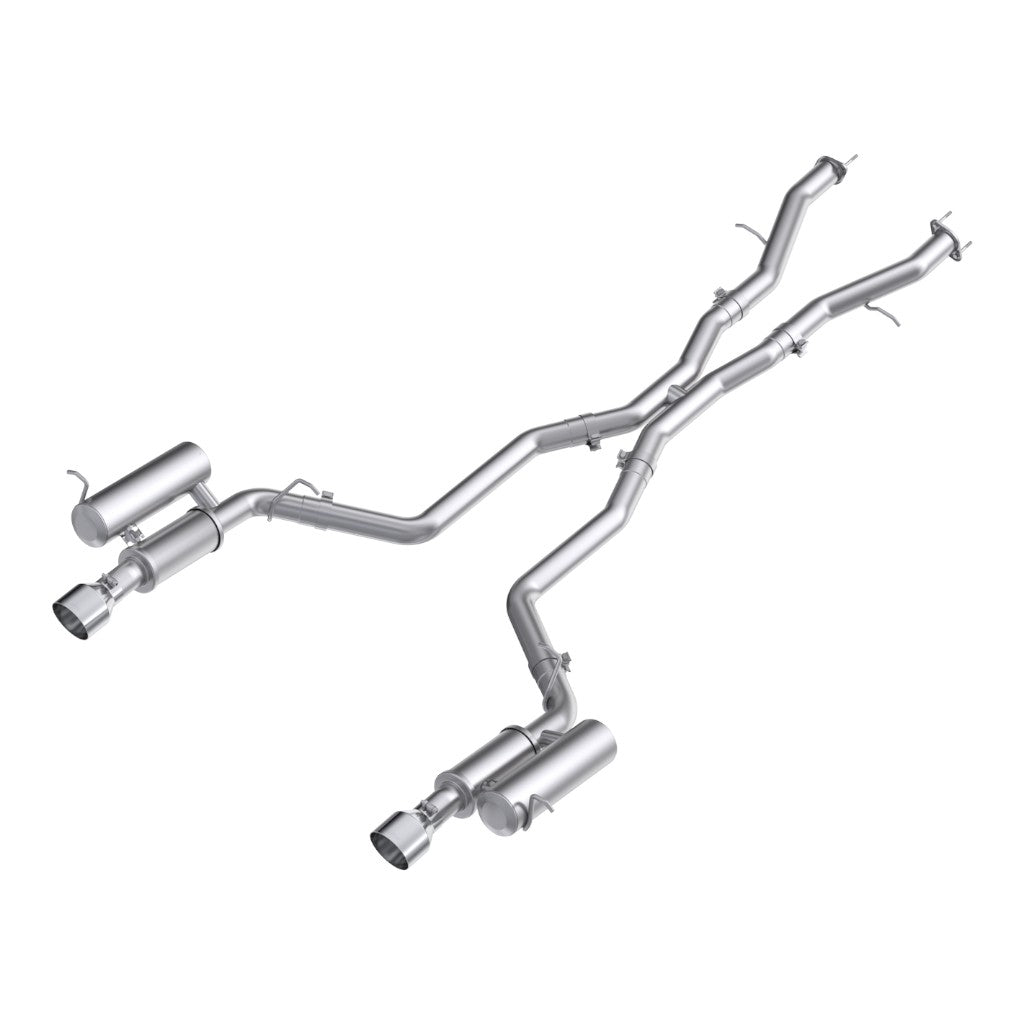 MBRP S5107AL Cat-Back 3" Armor Lite (Aluminized Steel / Dual) for DODGE Durango 5.7L 2011- Photo-0 