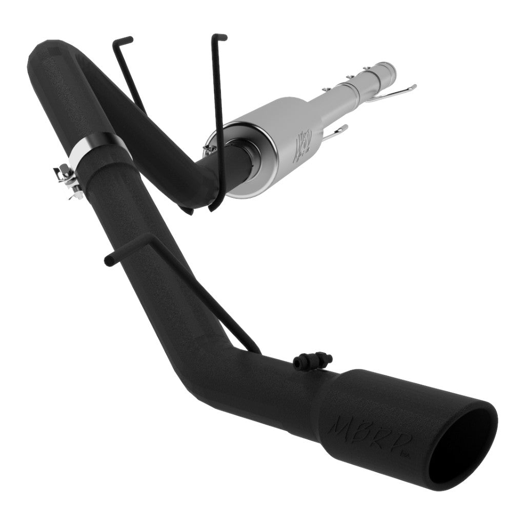 MBRP S5142BLK Cat-Back 3" Armor BLK (Black-Coated Aluminized Steel / Single) for DODGE Ram 1500 4.7L / 5.7L 2009-2010 Photo-0 