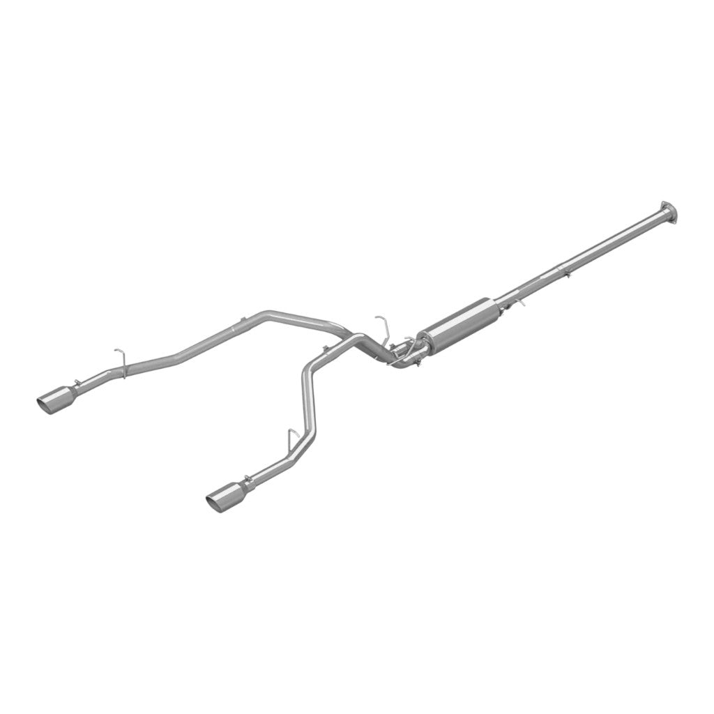 MBRP S5152409 Cat-Back 2.5" Armor Plus (T409 Stainless Steel / Dual) for RAM 1500 5.7L 2019-2024 Photo-0 