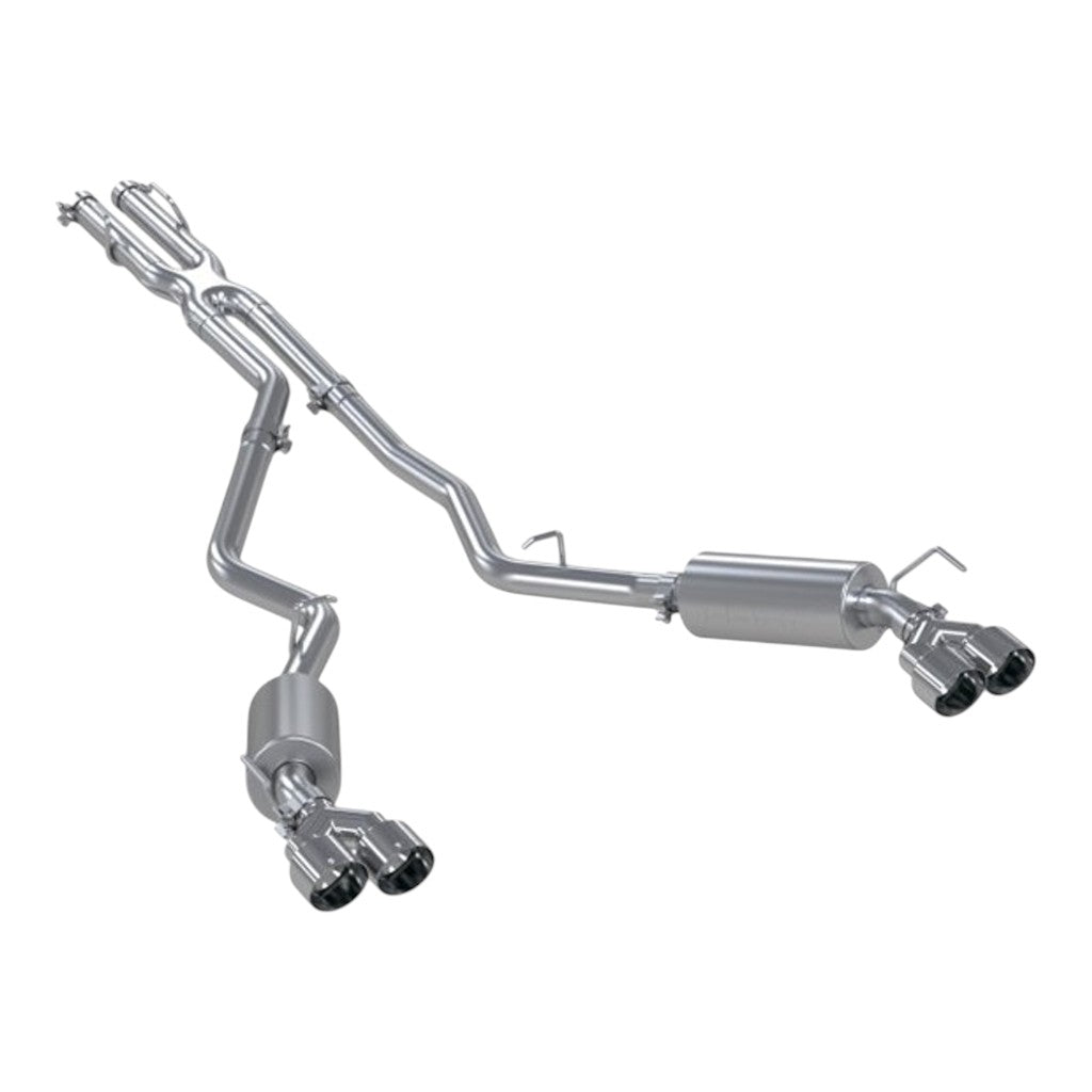 MBRP S5205AL Cat-Back 2.5" Armor Lite (Aluminized Steel / Dual) for FORD Explorer ST/ LINCOLN Aviator 2020- Photo-0 