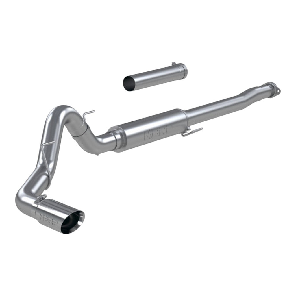 MBRP S5209409 Cat-Back 4" Armor Plus (T409 Stainless Steel / Single) for FORD F-150 2.7L / 3.5L / 5.0L 2021- Photo-0 