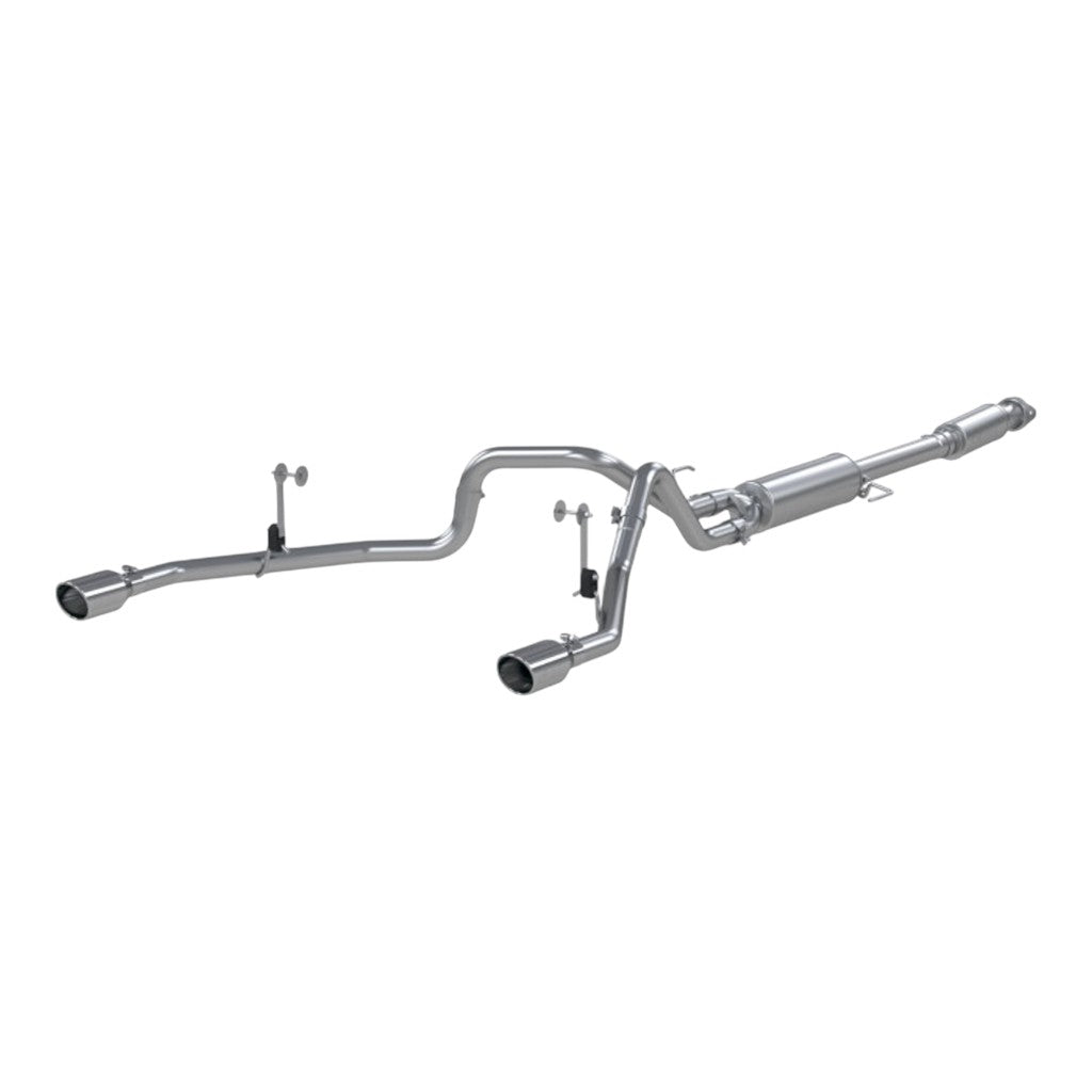 MBRP S5215409 Cat-Back 3" Armor Plus (T409 Stainless Steel / Dual) for FORD F-150 2.7L / 3.5L / 5.0L 2021- Photo-0 