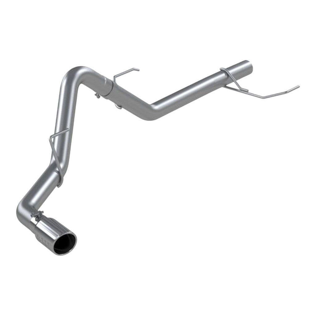 MBRP S5221AL Resonator-Back 3" Armor Lite (Aluminized Steel / Single Side Exit) for FORD F-150 3.5L PowerBoost Hybrid 2021- Photo-0 