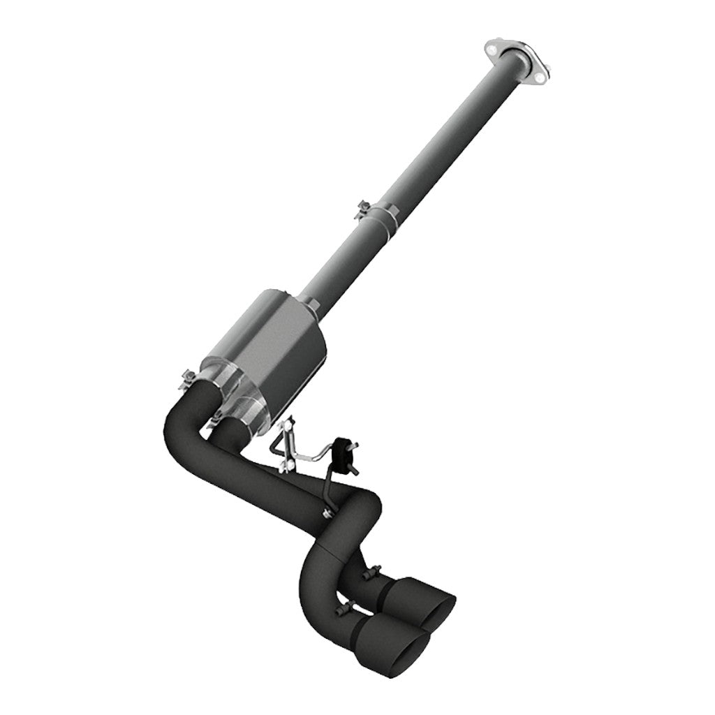 MBRP S5261BLK Cat-Back 3" Armor BLK (Black-Coated Aluminized Steel / Dual) for FORD F-150 3.5L / 3.7L / 5.0L 2009-2014 Photo-0 