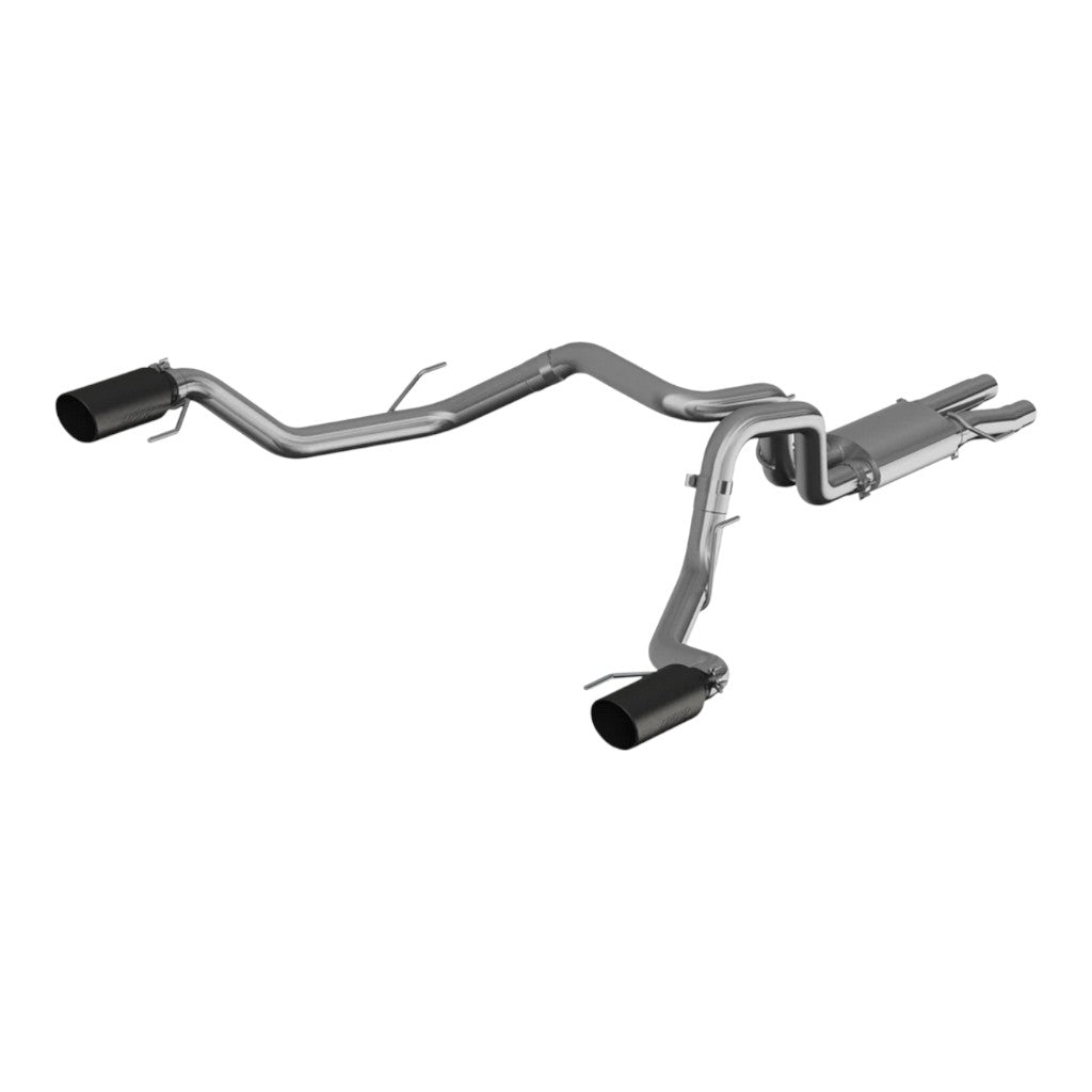 MBRP S5264409 Resonator-Back 3" Armor Plus (T409 Stainless Steel / Dual Rear Exit) for FORD F-150 Raptor 3.5L EcoBoost 2017-2020 Photo-0 