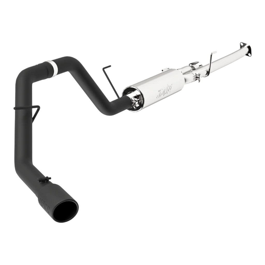 MBRP S5314BLK Cat-Back 2.5" Armor BLK (Black-Coated Aluminized Steel / Single) for TOYOTA Tundra 4.6L / 5.7L 2009-2021 Photo-0 