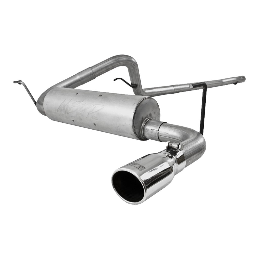 MBRP S5502AL Cat-Back 2.5" Armor Lite (Aluminized Steel / Single) for JEEP Wrangler (TJ) 2007-2011 Photo-0 