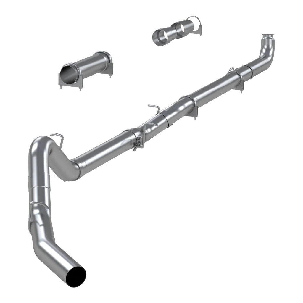 MBRP S6004PLM Cat-Back 4" Armor Lite (Aluminized Steel / Single) for CHEVROLET Silverado 2500 / 3500 / GMC Sierra 2500 / 3500 2001-2007 Photo-0 
