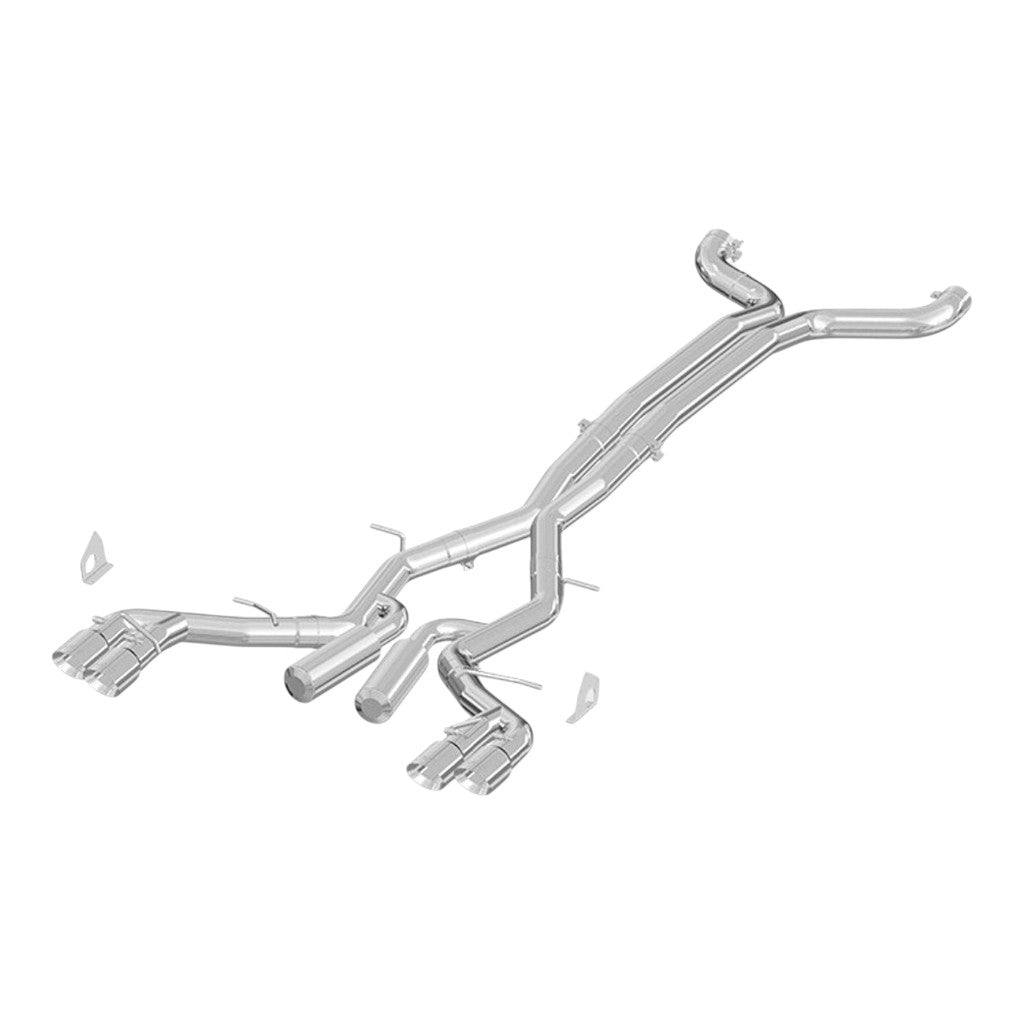 MBRP S7033409 Cat-Back 3" Armor Plus (T409 Stainless Steel / Dual Quad Tips) for CHEVROLET Camaro ZL1 2016-2024 Photo-0 