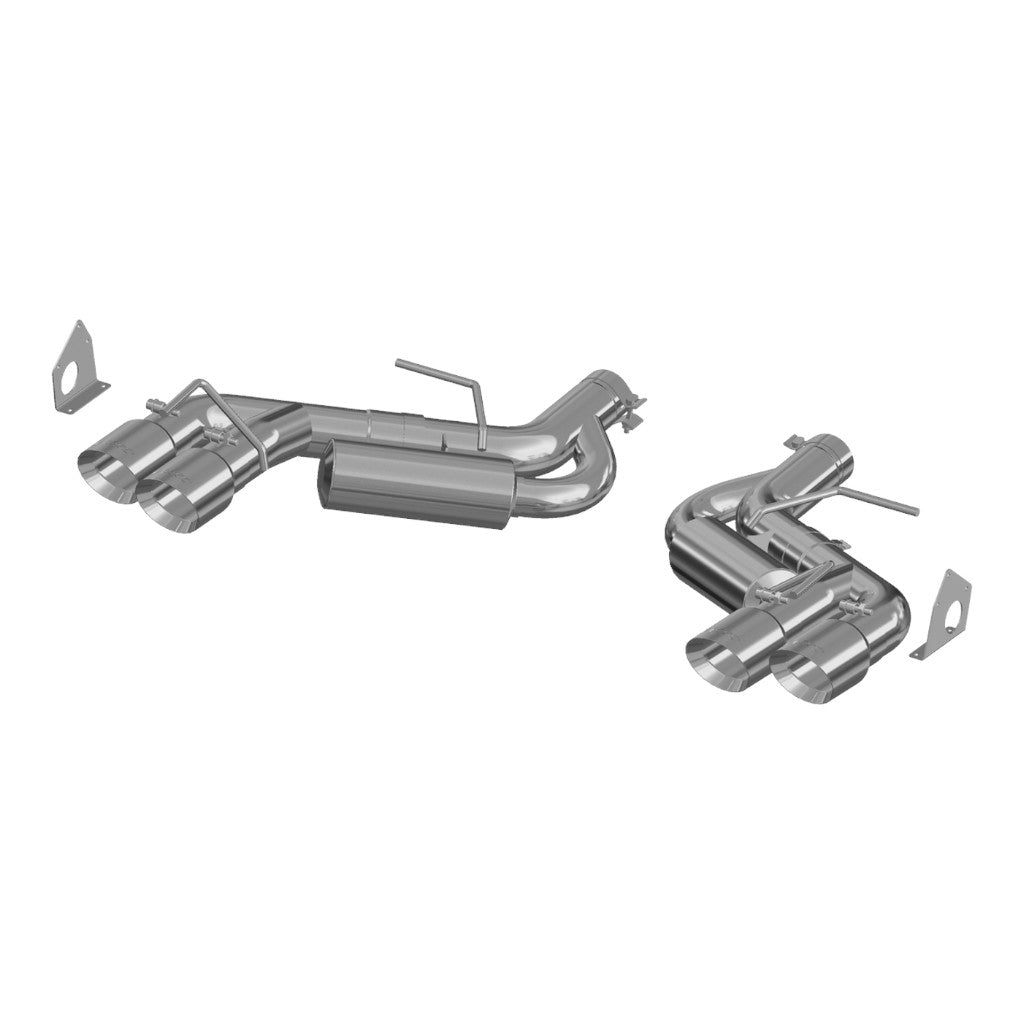 MBRP S7036AL Axle-Back 3" Armor Lite (Aluminized Steel / Dual) for CHEVROLET Camaro ZL1 / SS 2017-2024 Photo-0 