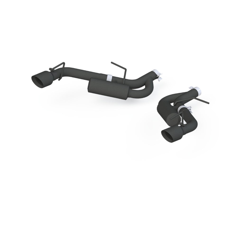 MBRP S7038BLK Axle-Back 2.5" Armor BLK (Black-Coated Aluminized Steel) for CHEVROLET Camaro 2.0T / 3.6L 2016-2024 Photo-0 