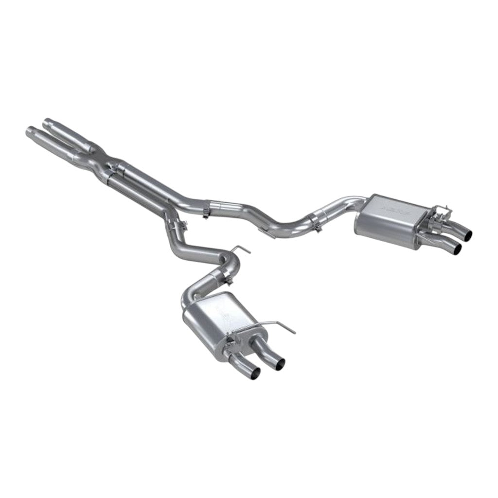 MBRP S7201304 Cat-Back 3" Armor Pro (T304 Stainless Steel / Quad) for FORD GT350 / GT350R 2016-2020 Photo-0 