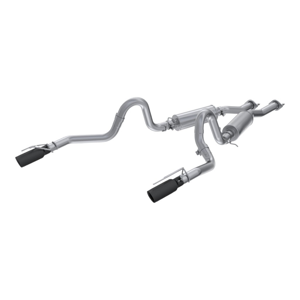 MBRP S7221ALBT Cat-Back 2.5" Armor Lite (Aluminized Steel / Dual with Black End Tips) for FORD Mustang GT/ Mach 1 4.6L 1999-2004 Photo-0 