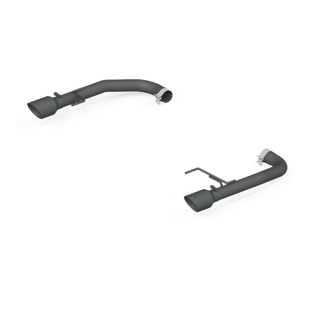 MBRP S7276BLK Axle-Back 2.5" Armor BLK (Black-Coated Aluminized Steel / Dual) for FORD Mustang GT 5.0L 2015-2017 Photo-0 