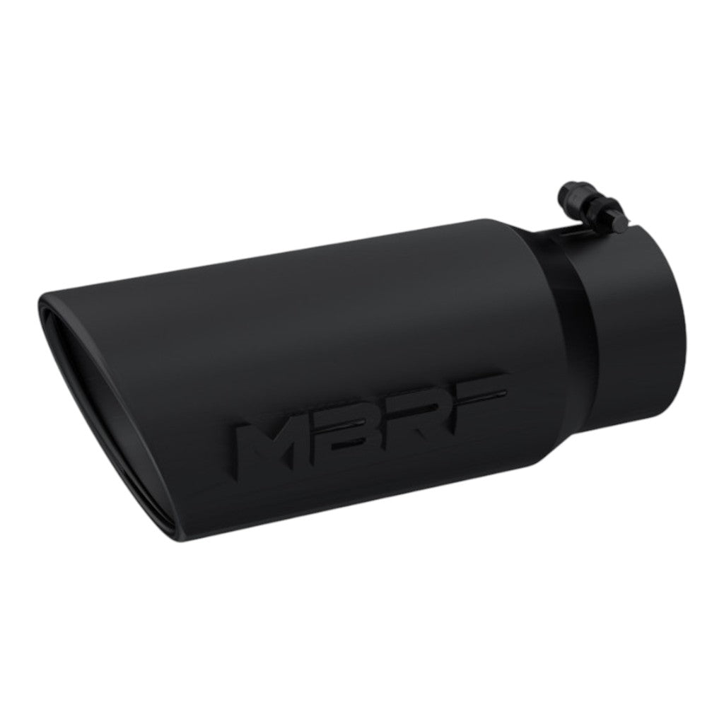 MBRP T5051BLK Exhaust Tip Armor BLK (Black Coated / 4" Inlet / 12" Length) Photo-0 