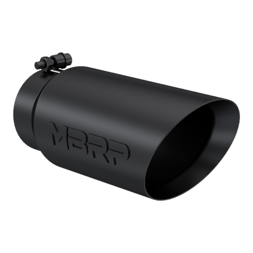 MBRP T5053BLK Exhaust Tip Armor BLK (Black Coated / 4" Inlet / 12" Length) Photo-0 