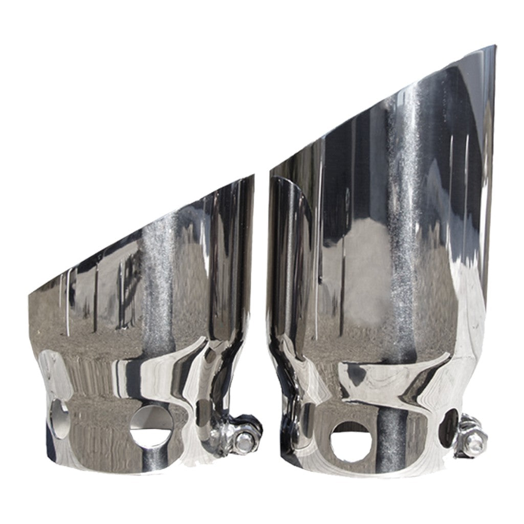 MBRP T5111 Exhaust Tip Armor Pro (T304 Stainless Steel / 4" Inlet / 9.75" Length) for FORD F-250 / F-350 / F-450 6.4L / 6.7L 2008- Photo-0 