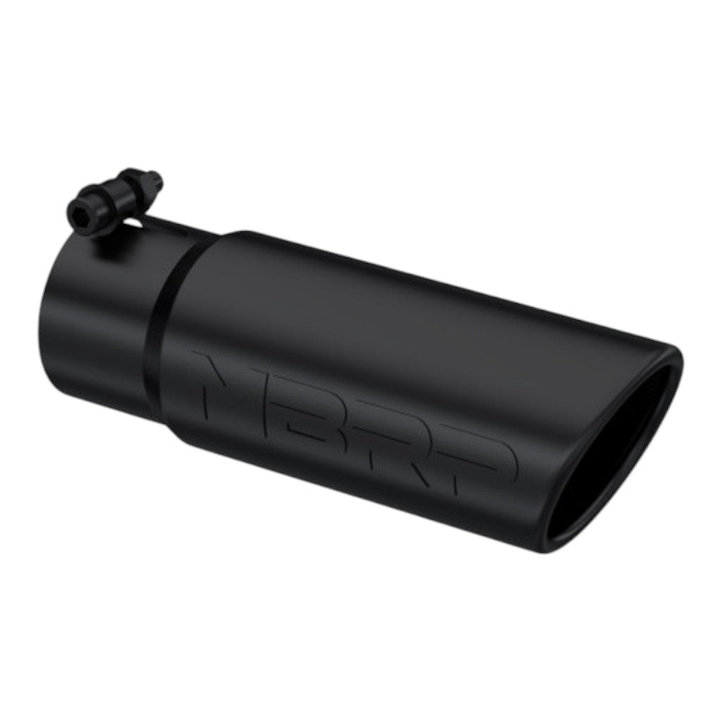 MBRP T5115BLK Exhaust Tip Armor BLK (Black Coated / 3" Inlet / 10" Length) Photo-0 