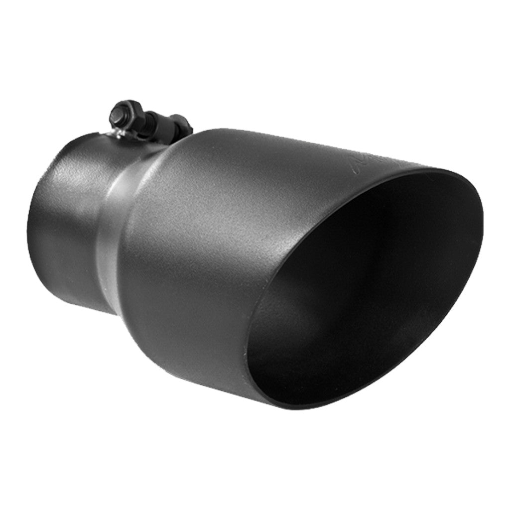MBRP T5151BLK Exhaust Tip Armor BLK (Black Coated / 3" Inlet / 8" Length) Photo-0 