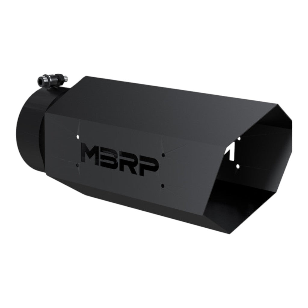MBRP T5167BLK Exhaust Tip Armor BLK (Black Coated / 5" Inlet / 16" Length) Photo-0 