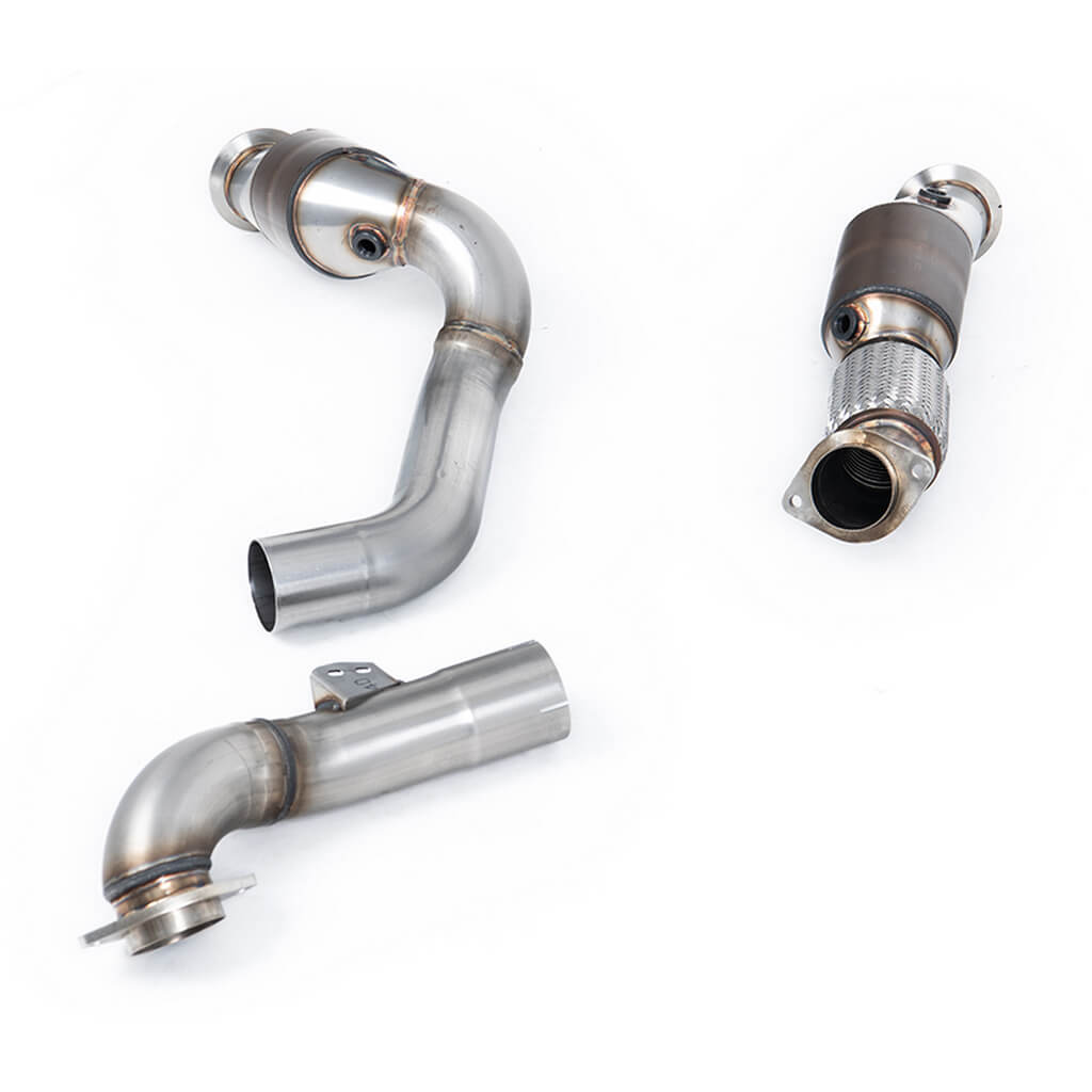 MILLTEK SSXBM1235 Catted Downpipe, 3" (No CEL) for BMW M2 (G87) / M3 (G80 / G81) / M4 (G82) Photo-0 
