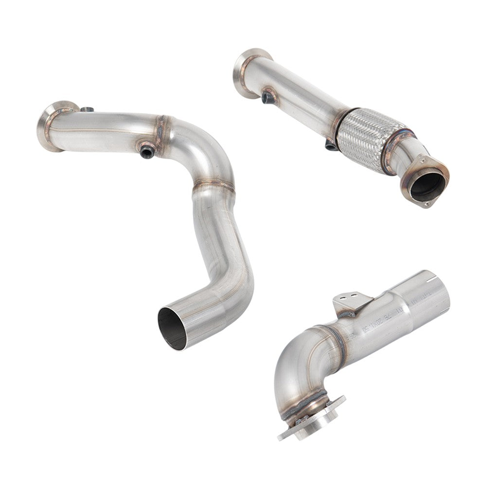 MILLTEK SSXBM1271 De-Cat Downpipe, 3" for BMW M2 (G87) / M3 (G80 / G81) / M4 (G82) Photo-0 