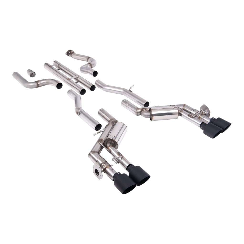 MILLTEK SSXCH106 Cat-Back Exhaust, 2.76" (Cerakote Black GT-115 Tips) for CHEVROLET Camaro SS 6.2L 2016-2024 Photo-0 