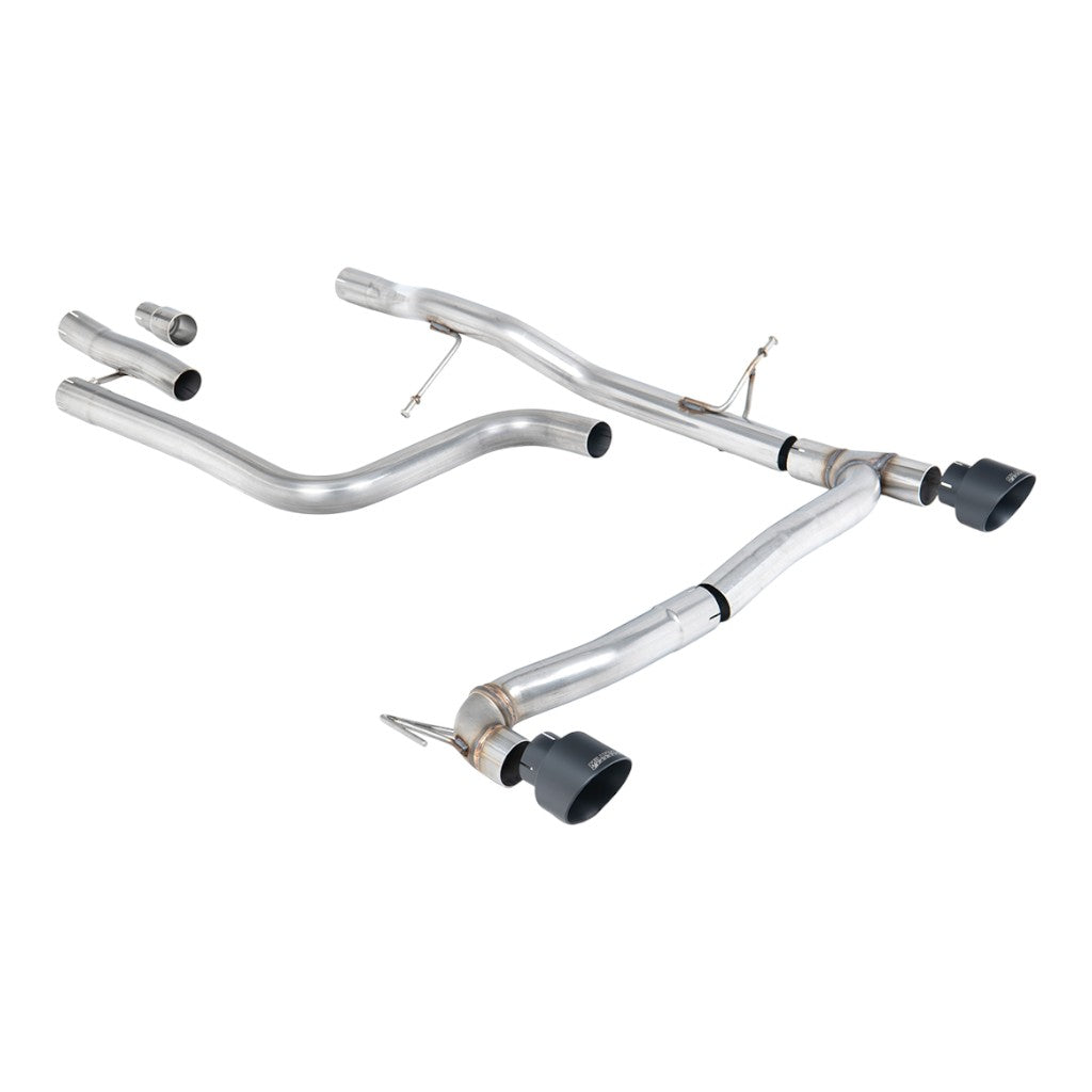 MILLTEK SSXFD406 Filter-Back Exhaust, 2.37" (Cerakote Black GT-100 Trims) for FORD Fiesta ST-Line 155ps Hybrid OPF/GPF 2020- Photo-0 