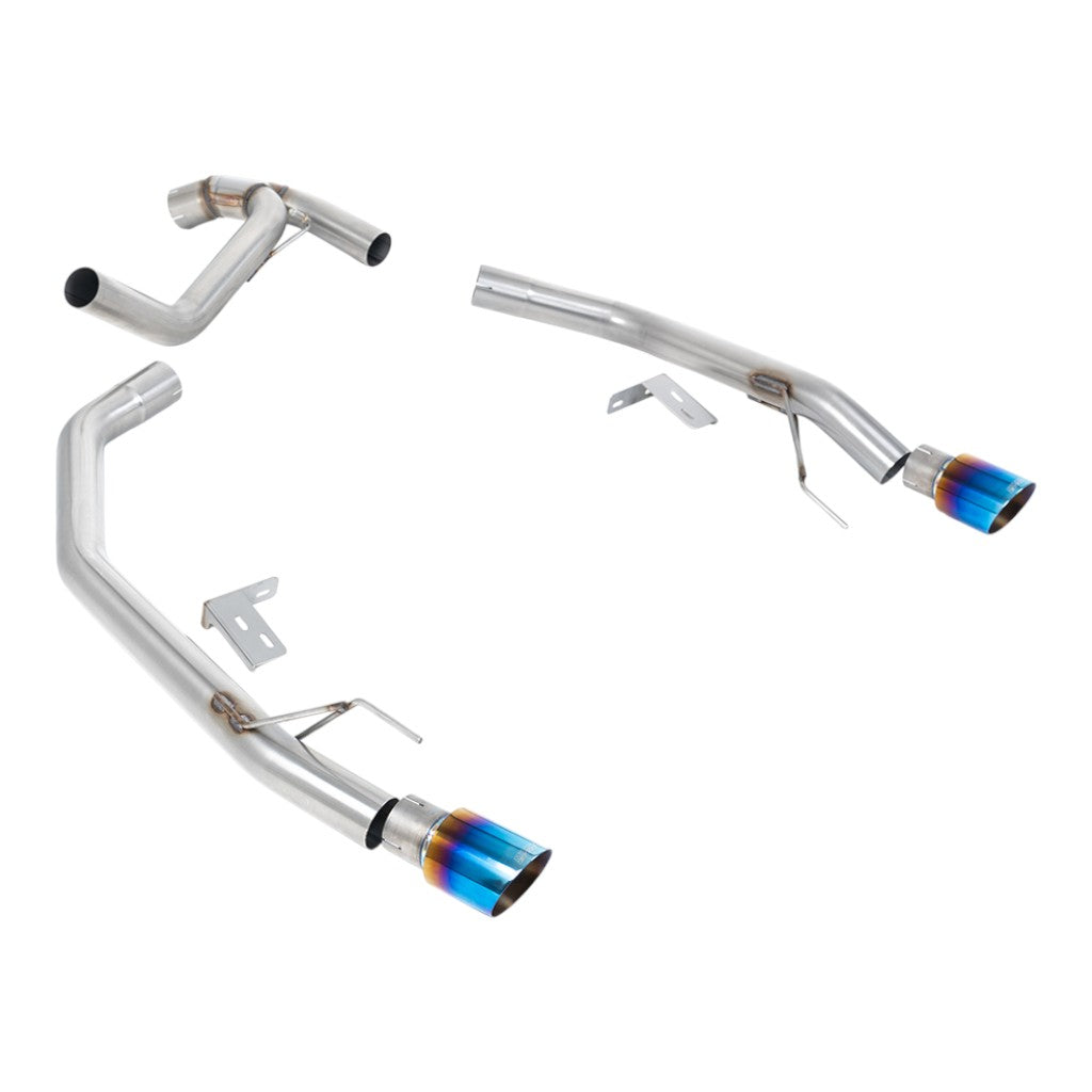 MILLTEK SSXFD446 Axle-Back Exhaust, 2.76" (Blue Titanium GT-90 Tips) for FORD Ranger 2.0 TDCI Bi-Turbo 2022- Photo-0 