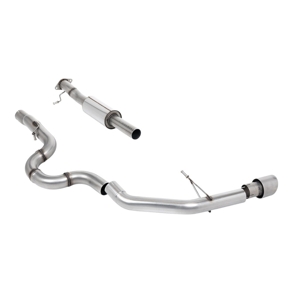 MILLTEK SSXFD466 Cat-Back Exhaust, 2.76" (Brushed Titanium GT-100 Tip) for FORD Bronco 2.3L / 2.7L EcoBoost 4-Door 2021- Photo-0 