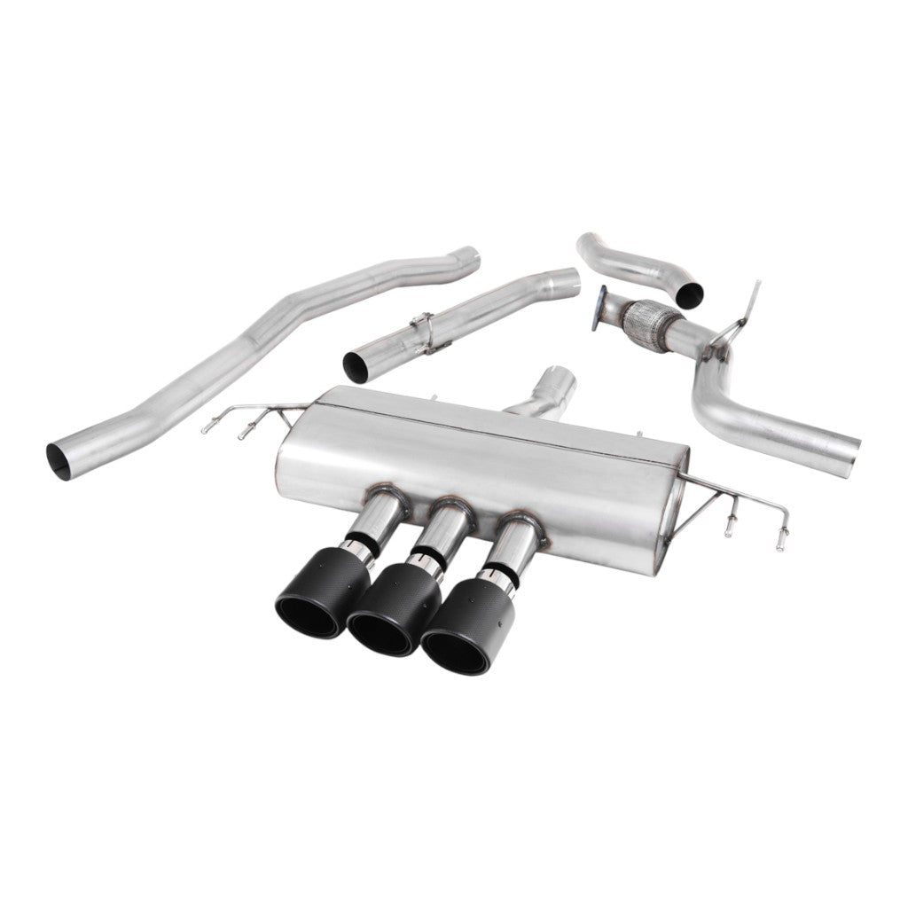MILLTEK SSXHO263 Cat-Back Exhaust, 3" (Carbon JET-100 Trims) for HONDA Civic (FK7) Non-OPF/GPF 2015- Photo-0 