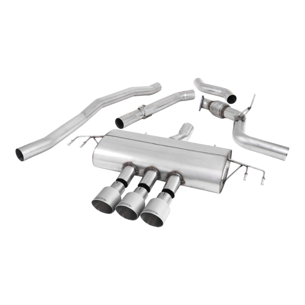 MILLTEK SSXHO264 Cat-Back Exhaust, 3" (Titanium GT-100 Trims) for HONDA Civic (FK7) Non-OPF/GPF 2015- Photo-0 