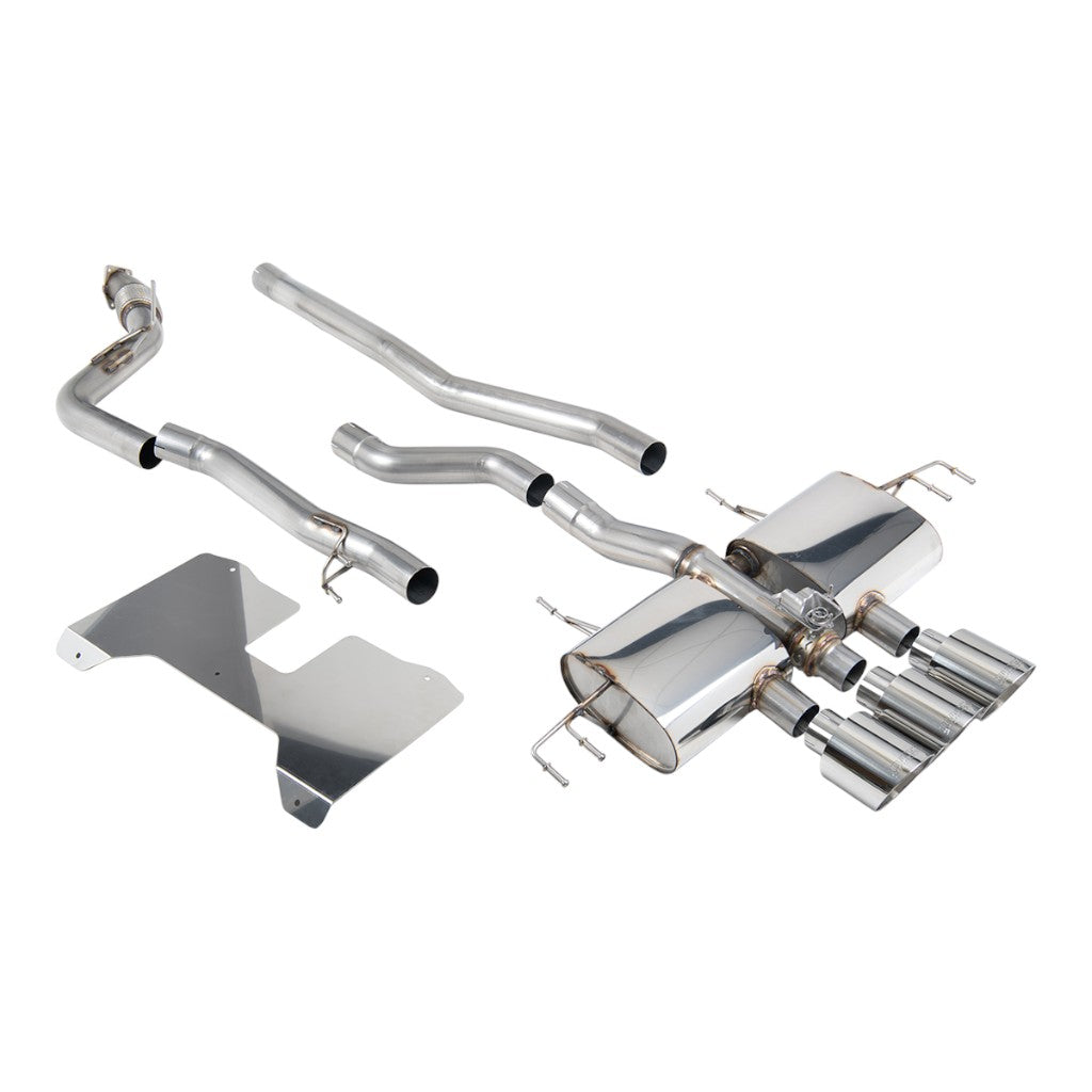 MILLTEK SSXHO275 Cat-Back Exhaust, 3" (Polished GT-115 Trims) for HONDA Civic Type R (FL5) 2022- Photo-0 