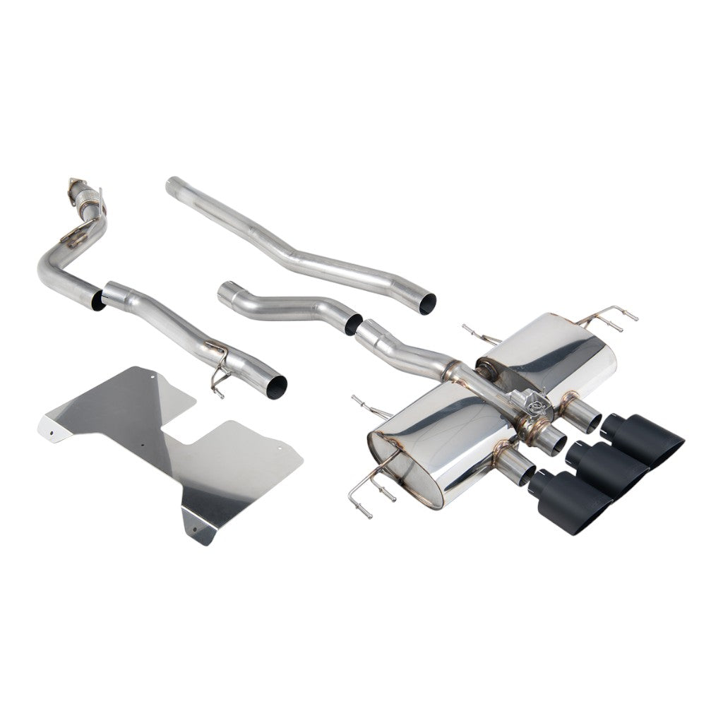 MILLTEK SSXHO276 Cat-Back Exhaust, 3" (Cerakote Black GT-115 Trims) for HONDA Civic Type R (FL5) 2022- Photo-0 