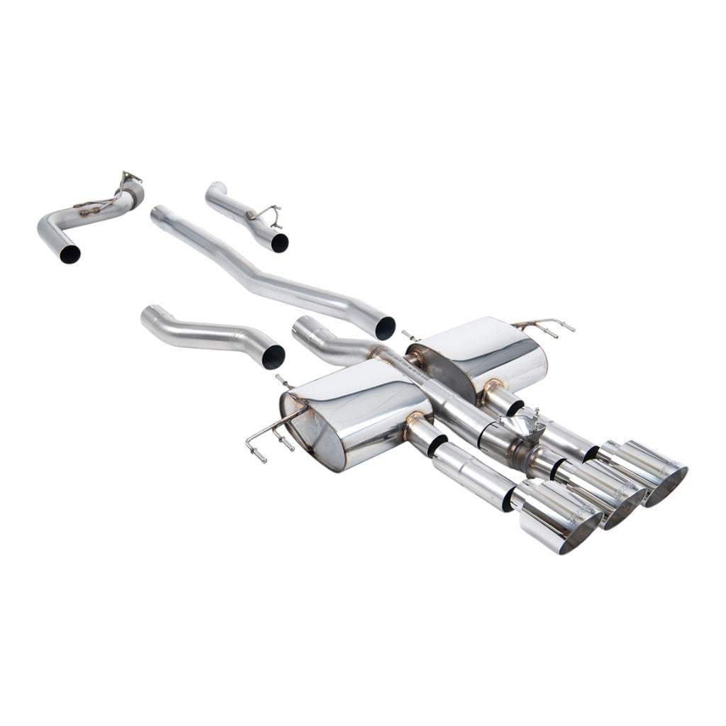 MILLTEK SSXHO305 Cat-Back Exhaust, 3" (Polished GT-115 Trims) for ACURA Integra Type S (DE5) 2023- Photo-0 