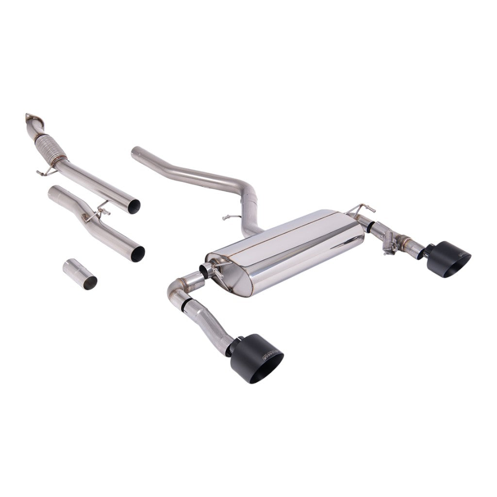 MILLTEK SSXHY188 Cat-Back Exhaust, 3" (Cerakote Black GT-139 Tips) for HYUNDAI Kona N 2.0L Non-OPF/GPF 2022- Photo-0 