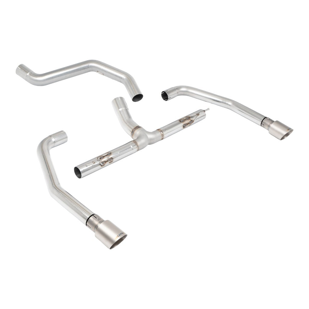 MILLTEK SSXINE117 Filter-Back Exhaust, 2.76'' (GT-90 Brushed Titanium Tips) for INEOS Quartermaster 3.0 (B57 / B58) 2024- Photo-0 