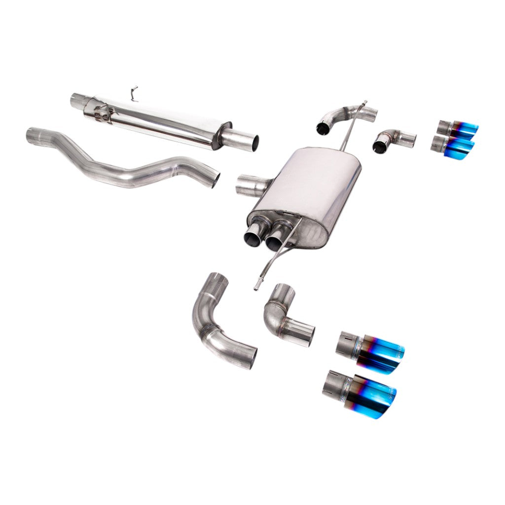 MILLTEK SSXLR103 Filter-Back Exhaust, 3" (Burnt Titanium GT-90 Trims) for LAND ROVER Defender 110 P400 2020- Photo-0 