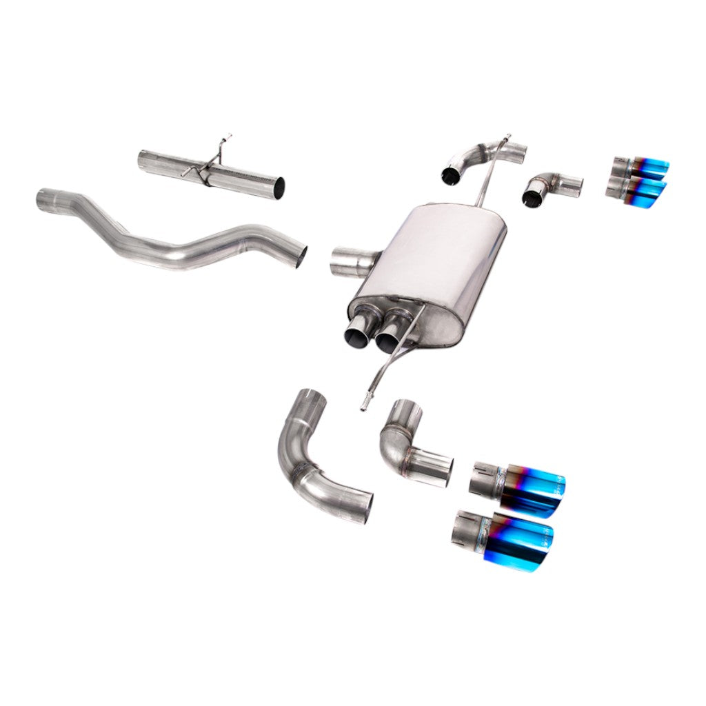 MILLTEK SSXLR158 Filter-Back Exhaust, 3" (Burnt Titanium GT-90 Trims) for LAND ROVER Defender 90 P400 2020- Photo-0 