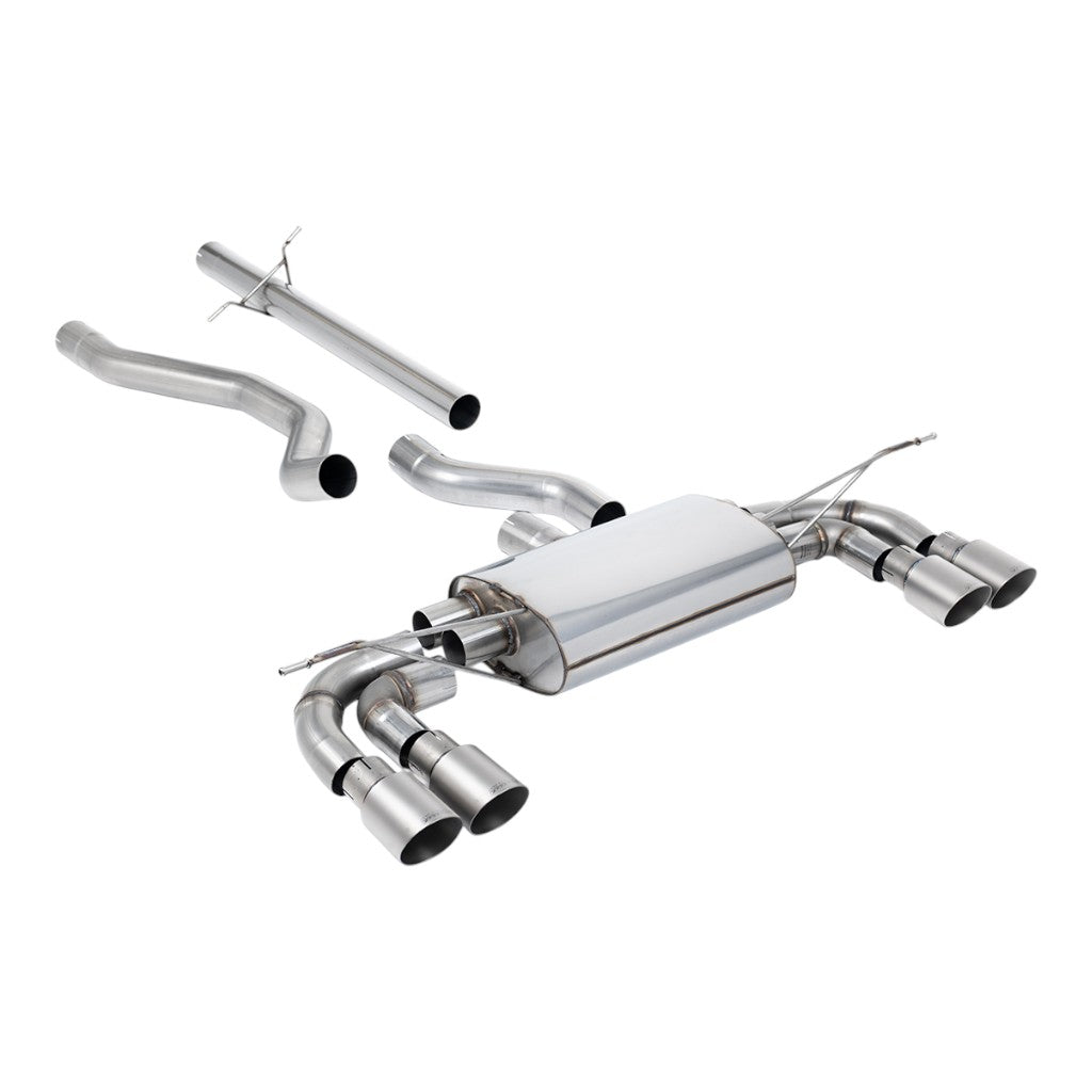 MILLTEK SSXLR211 Filter-Back Exhaust with GT-90 Titanium Trims for LAND ROVER Defender 130 P400 (L663) Photo-0 