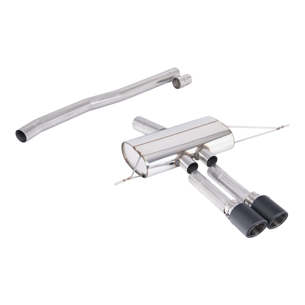 MILLTEK SSXM496 Filter-Back Exhaust, 3" (Carbon JET-100 Tips) for MINI Cooper S (F66) 2024- Photo-0 