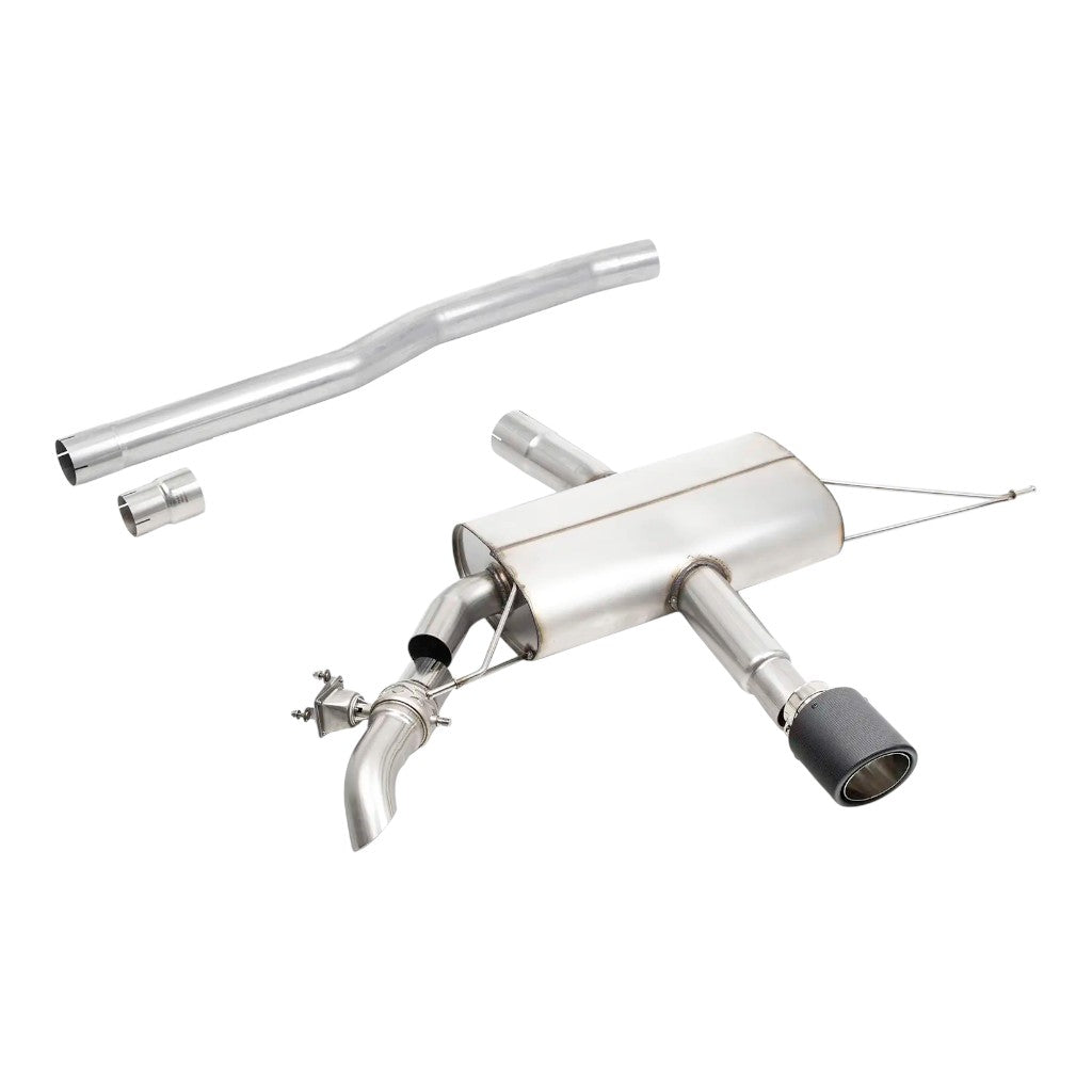 MILLTEK SSXM514 Filter-Back Exhaust, 3'' (Carbon Tip) for MINI JCW (F66) OPF/GPF 2024- Photo-0 