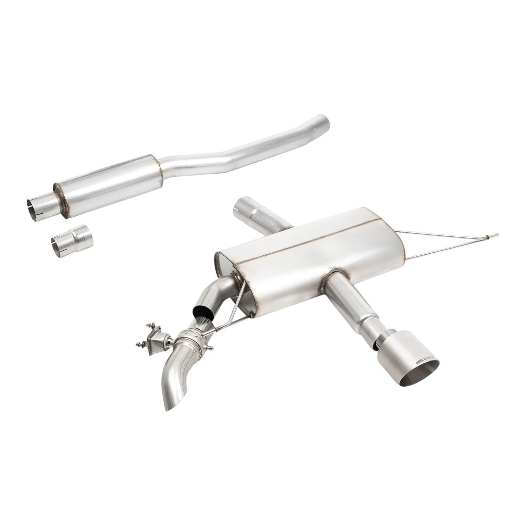 MILLTEK SSXM517 Filter-Back Exhaust, 3'' (Brushed Titanium Tip) for MINI JCW (F66) OPF/GPF 2024- Photo-0 
