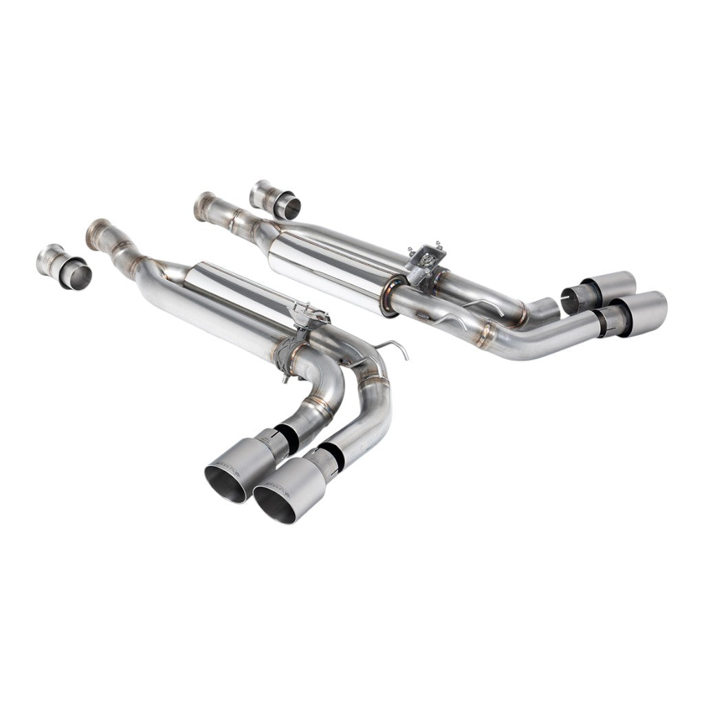 MILLTEK SSXMZ161 Cat-Back Exhaust, 2.5" (Brushed Titanium GT-90 Trims) for MERCEDES-BENZ G63 (W463) Non-GPF/OPF 2019- Photo-0 