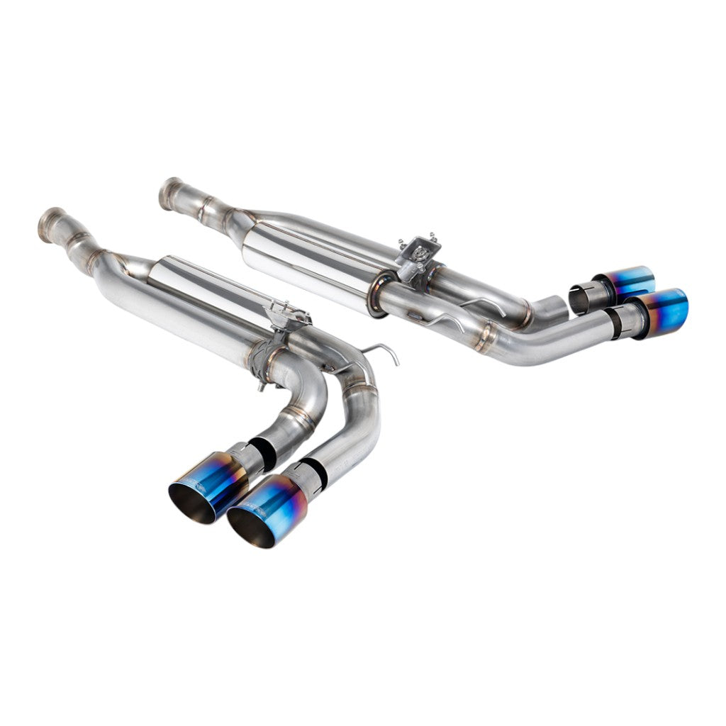 MILLTEK SSXMZ167 Cat-Back Exhaust, 2.5" (Blue Titanium GT-90 Trims) for MERCEDES-BENZ G63 EU (W463) GPF/OPF 2019- Photo-0 