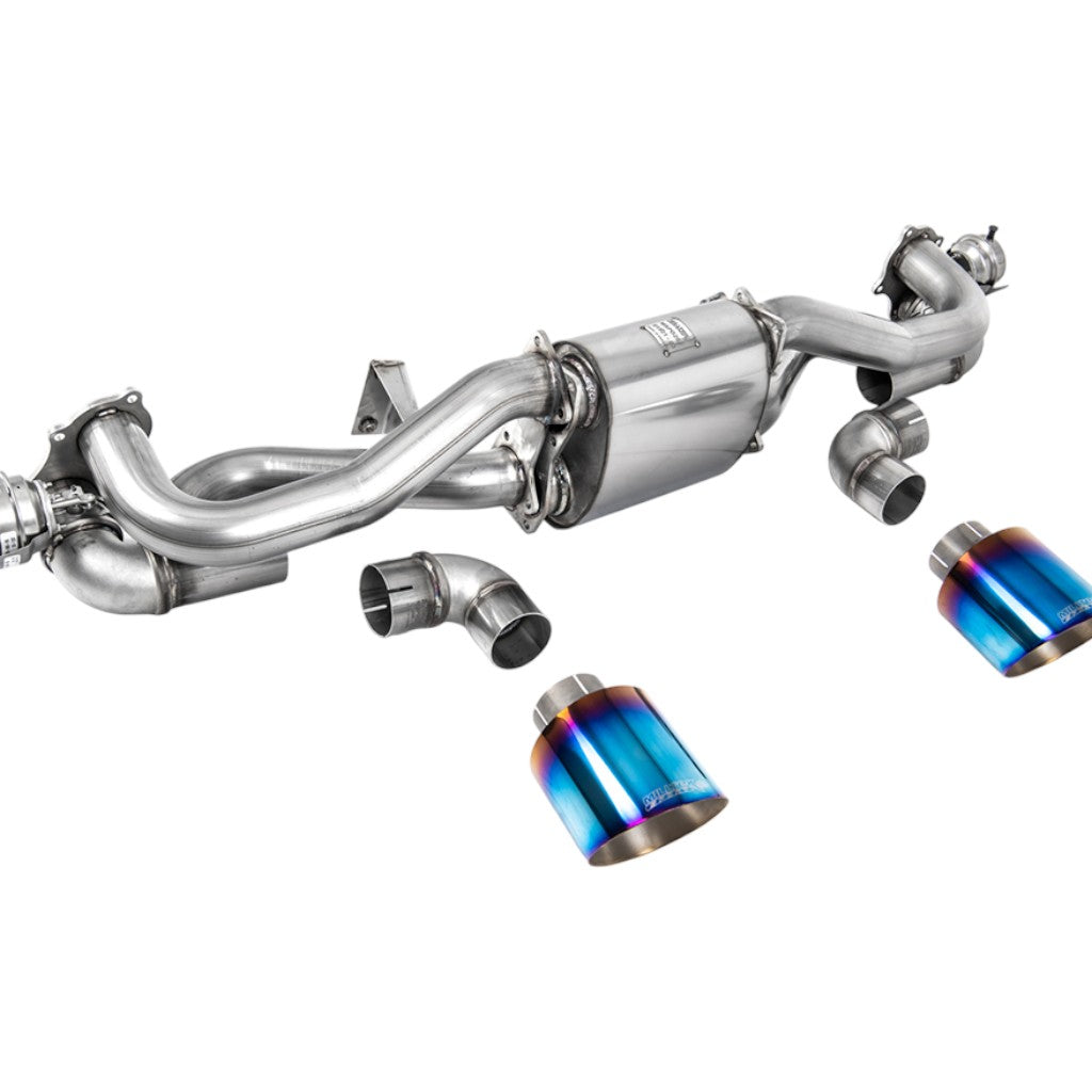 MILLTEK SSXPO168 Filter-Back Exhaust, 2.37" (Burnt Titanium GT-115 Trims) for PORSCHE 718 Boxster GTS / Cayman GT4 2020- Photo-0 