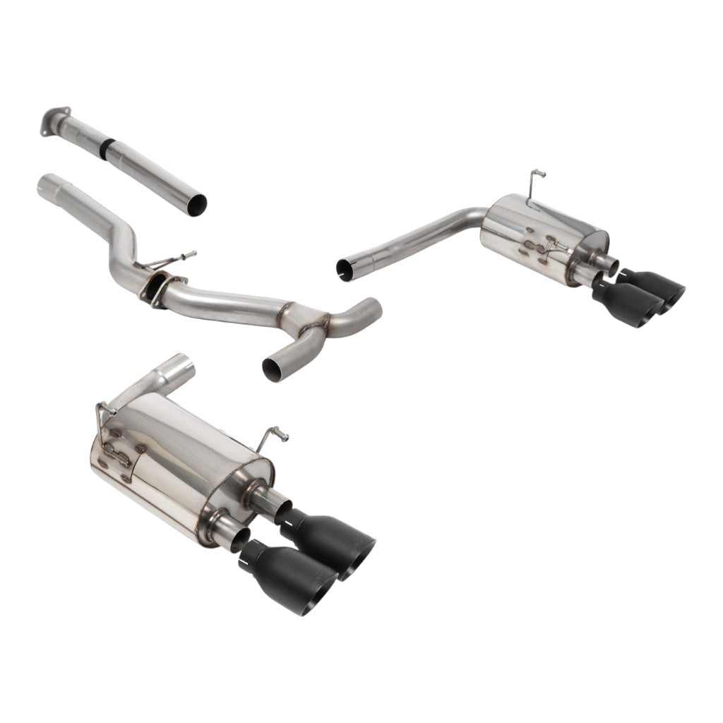 MILLTEK SSXSB156 Cat-Back Exhaust, 3'' (GT-100 Cerakote Black Tips) for SUBARU Impreza WRX 2.4T (VB) 2022- Photo-0 