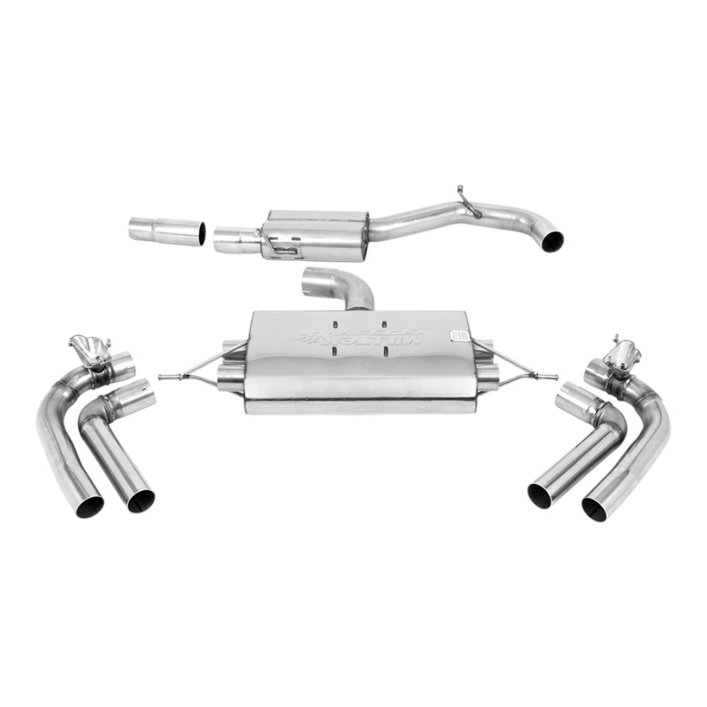 MILLTEK SSXSE250 Filter-Back Exhaust, 3" (Burnt Titanium GT-100 Trims) for CUPRA Formentor 2.0 310ps 2021- Photo-0 